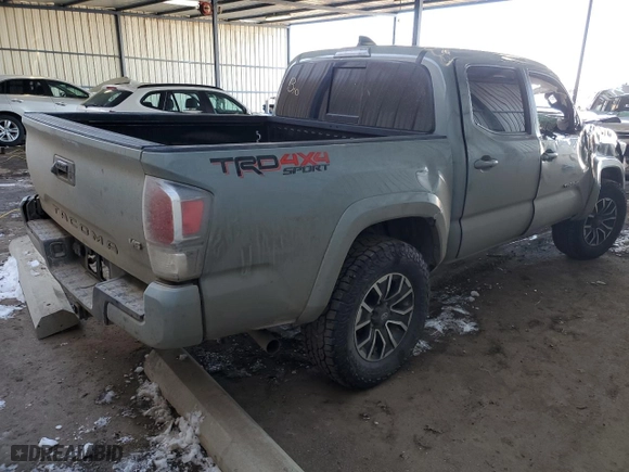 2023 Toyota Tacoma 4WD SR with VIN 3TMCZ5AN5PM538629, listed as a Copart auction lot 41925845 with 30,672 mi miles and Salvage Title. Bid and sale history available at carsss.com. Image 3.