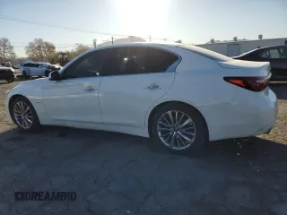 2018 Infiniti Q50 Luxe with VIN JN1EV7AP0JM363553, listed as a Copart auction lot 88481425 with 152,164 mi miles and Salvage Title. Bid and sale history available at DreamBid. Image 2.