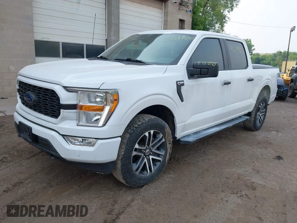2022 Ford F-150 XL z VIN 1FTEW1EP1NKE50669, wystawiony jako IAAI lot #42294888 z przebiegiem 77 191 mil mil oraz . Historia ofert i sprzedaży dostępna na DreamBid. Obrazek 17.