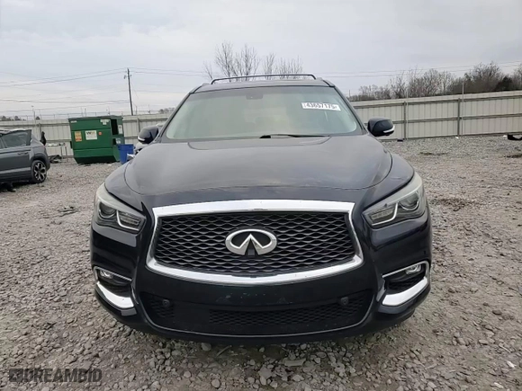 2018 Infiniti QX60 with VIN 5N1DL0MN5JC524223, listed as a Copart auction lot 43657175 with 142,378 mi miles and Salvage Title. Bid and sale history available at carsss.com. Image 12.