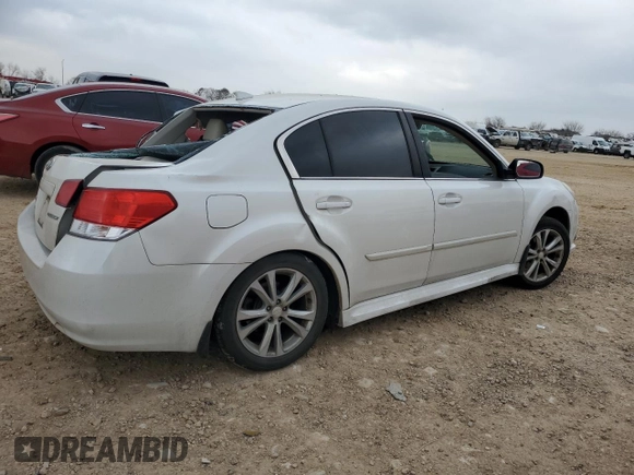 2013 Subaru Legacy Limited with VIN 4S3BMCP60D3027633, listed as a Copart auction lot 45807485 with 147,431 mi miles and Salvage Title. Bid and sale history available at DreamBid. Image 3.