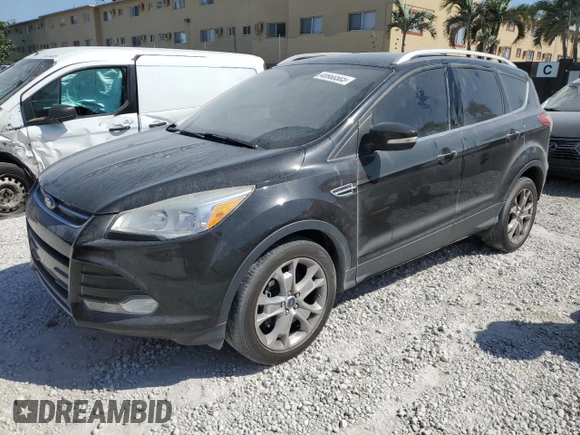 2014 Ford Escape Titanium with VIN 1FMCU0JX6EUA43265, listed as a Copart auction lot 48968585 with 0 mi miles and Clean Title. Bid and sale history available at carsss.com. Image 1.