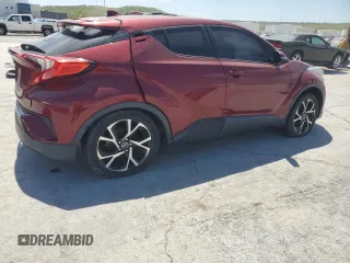 2018 Toyota C-HR XLE with VIN NMTKHMBX5JR059979, listed as a Copart auction lot 53286185 with 39,054 mi miles and Clean Title. Bid and sale history available at carsss.com. Image 3.