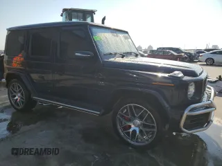 2021 Mercedes-Benz G 63 AMG with VIN W1NYC7HJ7MX417220, listed as a Copart auction lot 75052934 with 48,478 mi miles and Non Repairable. Bid and sale history available at DreamBid. Image 4.