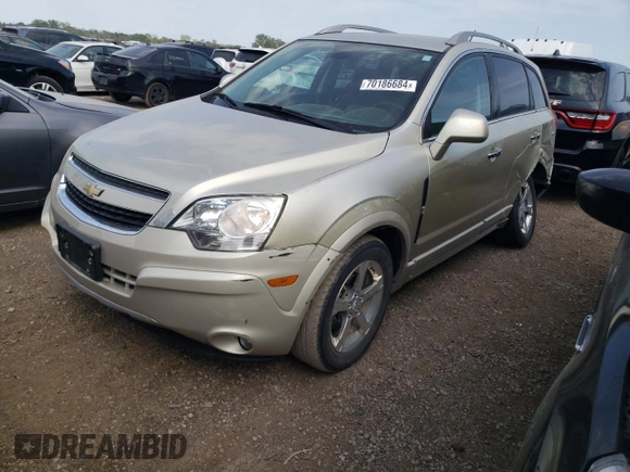 2013 Chevrolet Captiva Sport LT with VIN 3GNAL3EK5DS548461, listed as a Copart auction lot 70186684 with 79,295 mi miles and Salvage Title. Bid and sale history available at DreamBid. Image 1.