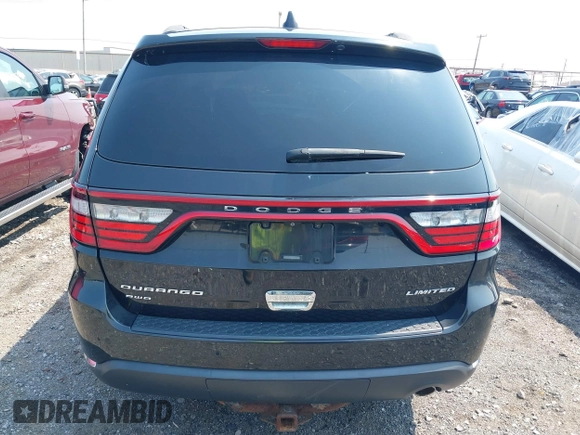 2014 Dodge Durango Limited with VIN 1C4RDJDG5EC532942, listed as a IAAI auction lot 42465047 with 116,617 mi miles and . Bid and sale history available at DreamBid. Image 16.