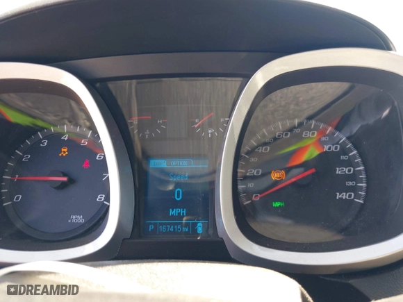 2013 Chevrolet Equinox LT with VIN 2GNALPEK0D6107231, listed as a IAAI auction lot 42016022 with 167,415 mi miles. Bid and sale history available at carsss.com. Image 7.