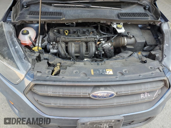 2018 Ford Escape S with VIN 1FMCU0F79JUB86844, listed as a Copart auction lot 64446735 with 155,329 mi miles and Salvage title. Bid and sale history available at DreamBid. Image 12.
