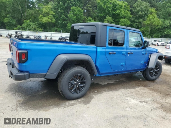 2023 Jeep Gladiator Sport S with VIN 1C6HJTAG3PL593284, listed as a Copart auction lot 57292935 with Not provided miles and Salvage title. Bid and sale history available at DreamBid. Image 3.