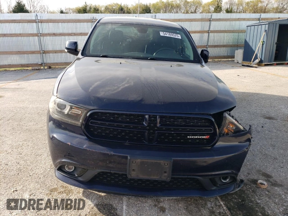 2017 Dodge Durango GT with VIN 1C4RDJDG0HC619216, listed as a Copart auction lot 54189525 with 118,985 mi miles and Salvage title. Bid and sale history available at DreamBid. Image 5.