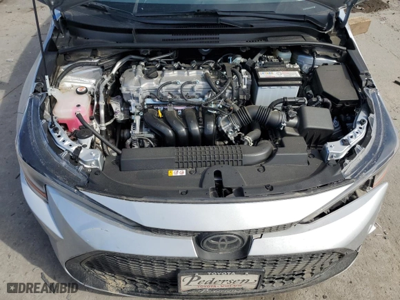 2022 Toyota Corolla LE with VIN JTDEPMAE6N3000528, listed as a Copart auction lot 48590815 with 9,702 mi miles and Salvage Title. Bid and sale history available at carsss.com. Image 11.