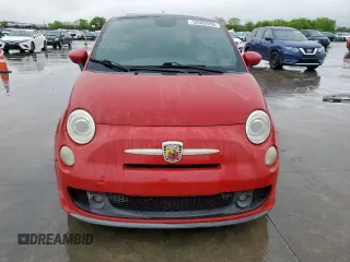 2015 FIAT 500 Abarth with VIN 3C3CFFFH8FT503545, listed as a Copart auction lot 52092955 with 0 mi miles and Clean Title. Bid and sale history available at carsss.com. Image 5.