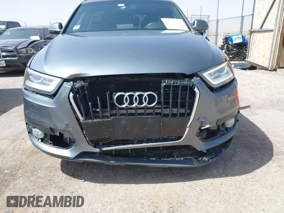 2015 Audi Q3 Premium Plus with VIN WA1EFCFSXFR011133, listed as a IAAI auction lot 42545916 with 82,980 mi miles and . Bid and sale history available at DreamBid. Image 6.