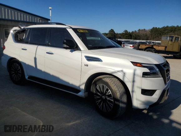 2022 Nissan Armada SL with VIN JN8AY2BBXN9812520, listed as a Copart auction lot 47433045 with 71,471 mi miles and Clean Title. Bid and sale history available at carsss.com. Image 4.