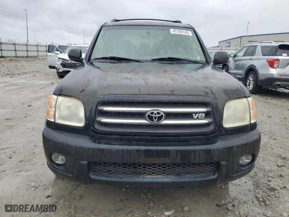 2003 Toyota Sequoia Limited with VIN 5TDBT48AX3S162109, listed as a Copart auction lot 47789145 with 0 mi miles and Clean Title. Bid and sale history available at carsss.com. Image 5.