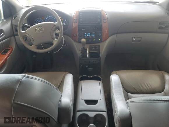 2008 Toyota Sienna XLE with VIN 5TDZK22C38S207656, listed as a Copart auction lot 63667105 with 107,798 mi miles and Salvage title. Bid and sale history available at DreamBid. Image 8.