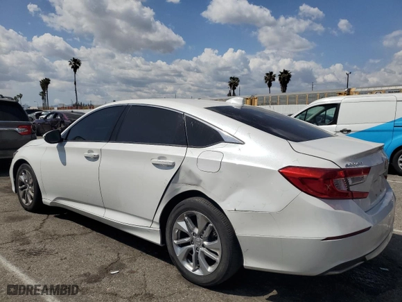 2018 Honda Accord Sedan LX 1.5T with VIN 1HGCV1F12JA156607, listed as a Copart auction lot 51861555 with 87,523 mi miles and Salvage Title. Bid and sale history available at carsss.com. Image 2.