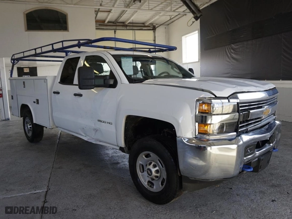 2018 Chevrolet Silverado 2500HD Work Truck with VIN 1GB2CUEG8JZ161128, listed as a Copart auction lot 75266534 with 129,275 mi miles and Salvage Title. Bid and sale history available at carsss.com. Image 1.