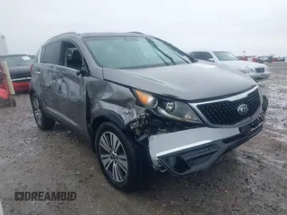 2015 Kia Sportage EX with VIN KNDPC3AC0F7771557, listed as a IAAI auction lot 42226960 with 117,628 mi miles and . Bid and sale history available at DreamBid. Image 1.