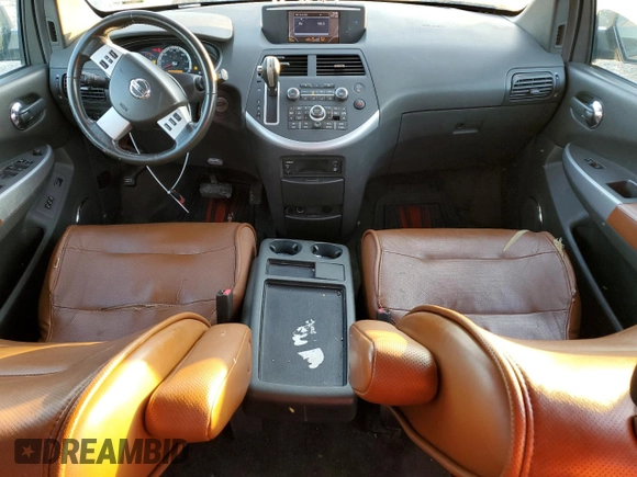 2007 Nissan Quest S with VIN 5N1BV28U07N132617, listed as a Copart auction lot 80720214 with 158,652 mi miles and Salvage Title. Bid and sale history available at carsss.com. Image 8.