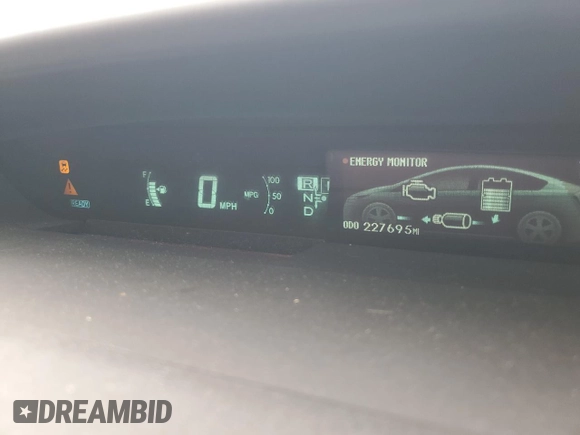 2013 Toyota Prius One with VIN JTDKN3DU5D5685887, listed as a Copart auction lot 48955345 with 227,695 mi miles and Salvage Title. Bid and sale history available at carsss.com. Image 9.