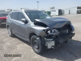 2017 Nissan Rogue SV with VIN KNMAT2MT2HP513636, listed as a IAAI auction lot 41805560 with 145,783 mi miles. Bid and sale history available at carsss.com. Image 1.