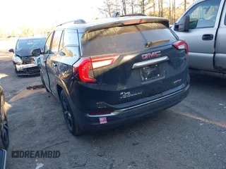2022 GMC Terrain AT4 with VIN 3GKALYEVXNL312081, listed as a IAAI auction lot 41307897 with 45,555 mi miles. Bid and sale history available at carsss.com. Image 3.