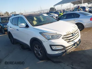 2013 Hyundai Santa Fe Sport with VIN 5XYZUDLB0DG086927, listed as a IAAI auction lot 41313413 with 128,711 mi miles. Bid and sale history available at carsss.com. Image 1.