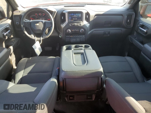 2022 Chevrolet Silverado 1500 Custom with VIN 1GCPABEK0NZ516377, listed as a Copart auction lot 52199015 with 51,751 mi miles and Salvage Title. Bid and sale history available at DreamBid. Image 8.