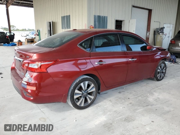 2019 Nissan Sentra SV with VIN 3N1AB7AP5KY266323, listed as a Copart auction lot 52621595 with 100,556 mi miles and Salvage Title. Bid and sale history available at DreamBid. Image 3.