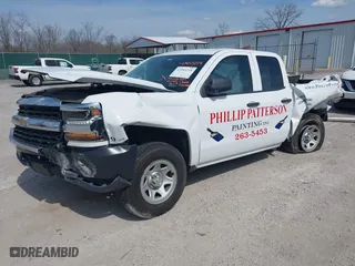 2018 Chevrolet Silverado 1500 Work Truck with VIN 1GCVKNEC2JZ197105, listed as a IAAI auction lot 41853258 with 105,346 mi miles. Bid and sale history available at carsss.com. Image 2.