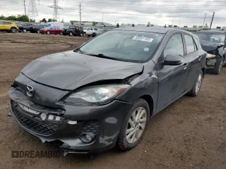 2013 Mazda 3 i Grand Touring with VIN JM1BL1M75D1792370, listed as a Copart auction lot 58551155 with 79,375 mi miles and Salvage title. Bid and sale history available at DreamBid. Image 1.