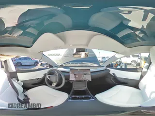 2025 Tesla Model 3 Long Range with VIN 5YJ3E1EA4SF887547, listed as a Copart auction lot 85526184 with 2,506 mi miles and Salvage title. Bid and sale history available at DreamBid. Image 12.