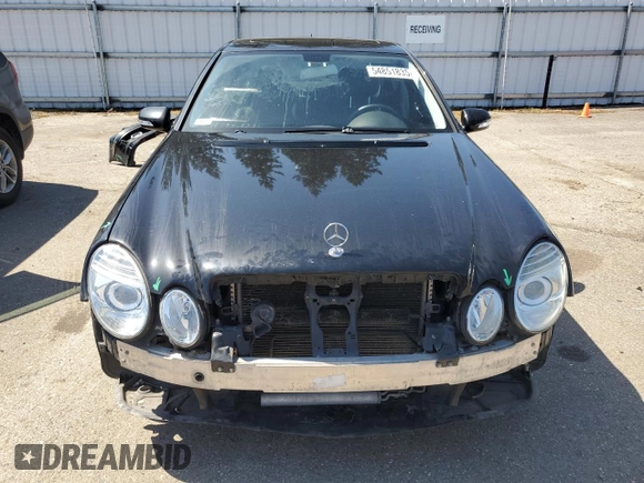 2007 Mercedes-Benz E 350 with VIN WDBUF56X37B018457, listed as a Copart auction lot 54851835 with 133,298 mi miles and Salvage Title. Bid and sale history available at carsss.com. Image 5.