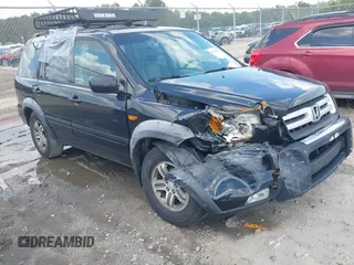 2006 Honda Pilot EX-L with VIN 2HKYF18506H530715, listed as a IAAI auction lot 42195804 with 252,295 mi miles and . Bid and sale history available at DreamBid. Image 1.