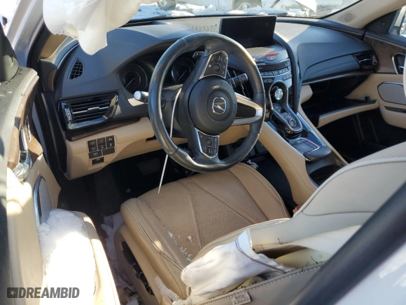 2019 Acura RDX w/Advance Pkg with VIN 5J8TC2H76KL018779, listed as a Copart auction lot 87160214 with 0 mi miles and Salvage Title. Bid and sale history available at carsss.com. Image 8.