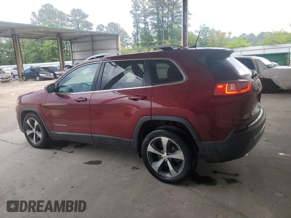 2019 Jeep Cherokee Limited with VIN 1C4PJLDB8KD346205, listed as a Copart auction lot 55936465 with 126,114 mi miles and Salvage title. Bid and sale history available at DreamBid. Image 2.