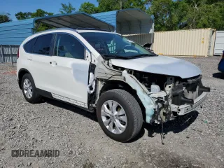 2013 Honda CR-V EX-L with VIN 5J6RM3H76DL014479, listed as a Copart auction lot 51075315 with 98,279 mi miles and Salvage Title. Bid and sale history available at DreamBid. Image 4.