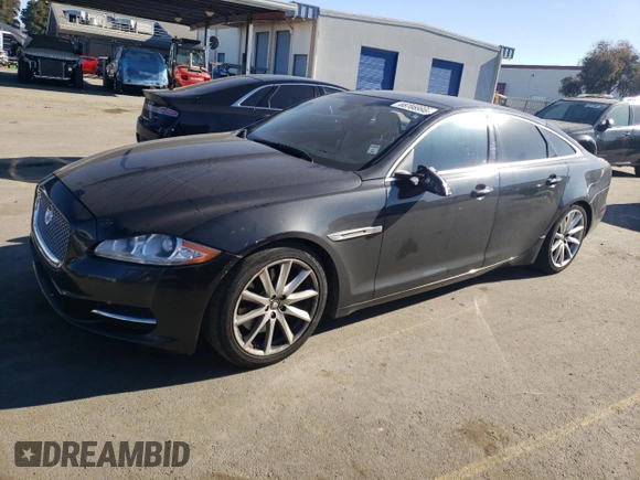 2012 Jaguar XJ with VIN SAJWA1CB7CLV33879, listed as a Copart auction lot 88708995 with Not provided miles and Salvage title. Bid and sale history available at DreamBid. Image 1.