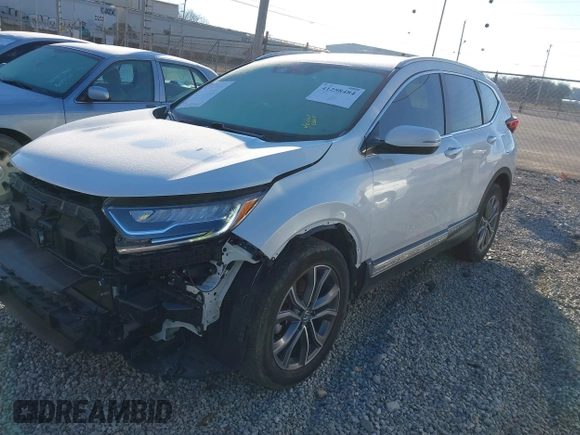2020 Honda CR-V Touring with VIN 2HKRW2H91LH643923, listed as a IAAI auction lot 41258484 with 48,543 mi miles and . Bid and sale history available at DreamBid. Image 2.