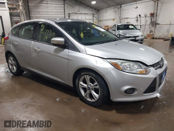 2014 Ford Focus SE with VIN 1FADP3K28EL424177, listed as a IAAI auction lot 41677768 with 104,279 mi miles. Bid and sale history available at carsss.com. Image 1.