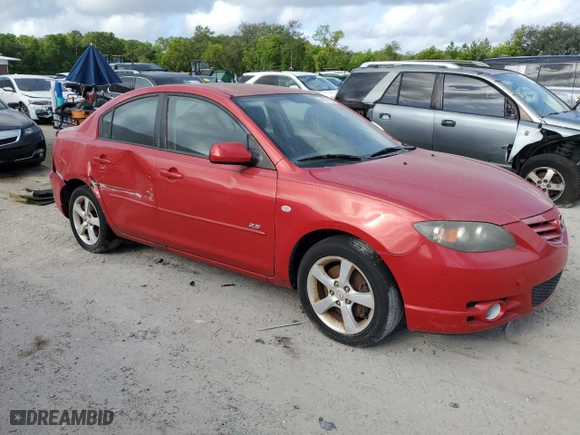 2006 Mazda Mazda3 s Grand Touring with VIN JM1BK323661510951, listed as a Copart auction lot 49961215 with 215,970 mi miles and Clean Title. Bid and sale history available at carsss.com. Image 4.