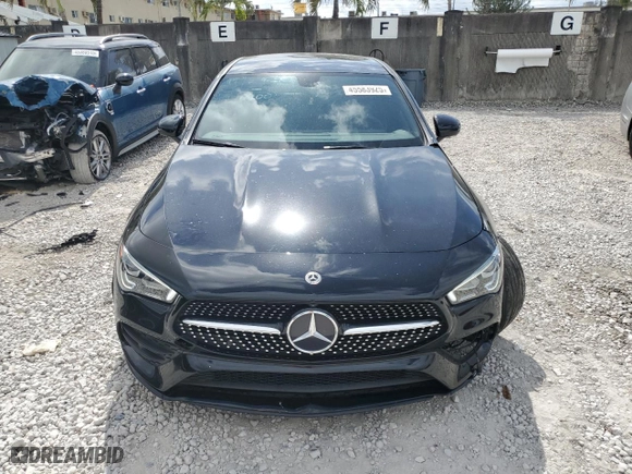 2023 Mercedes-Benz CLA with VIN W1K5J4GB5PN370400, listed as a Copart auction lot 45583925 with 22,073 mi miles and Salvage Title. Bid and sale history available at carsss.com. Image 5.