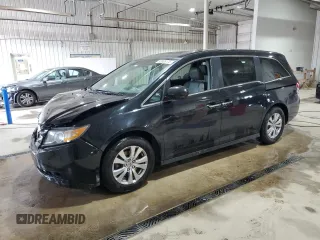 2016 Honda Odyssey EX-L with VIN 5FNRL5H63GB153195, listed as a Copart auction lot 53868175 with 142,597 mi miles and Salvage Title. Bid and sale history available at carsss.com. Image 1.
