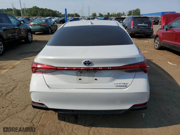 2022 Toyota Avalon Hybrid Limited with VIN 4T1DA1AB0NU012729, listed as a Copart auction lot 71247704 with 0 mi miles and Non Repairable. Bid and sale history available at carsss.com. Image 6.
