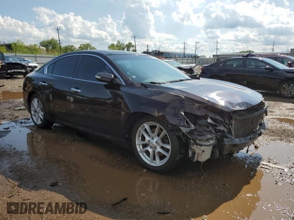 2011 Nissan Maxima SV with VIN 1N4AA5AP1BC836885, listed as a Copart auction lot 61853345 with 175,975 mi miles and Salvage title. Bid and sale history available at DreamBid. Image 4.