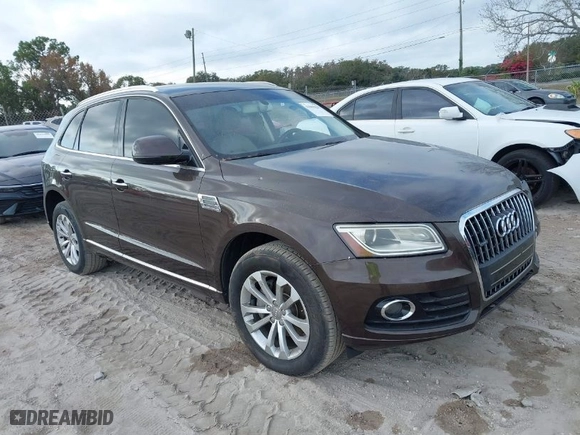 2015 Audi Q5 Premium with VIN WA1CFAFP3FA086410, listed as a IAAI auction lot 41069035 with 91,178 mi miles. Bid and sale history available at carsss.com. Image 1.