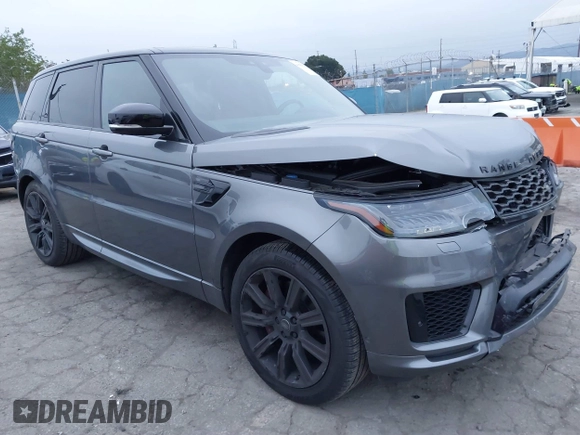 2019 Land Rover Range Rover Sport Dynamic with VIN SALWR2RE4KA850004, listed as a IAAI auction lot 41880360 with 61,953 mi miles. Bid and sale history available at carsss.com. Image 1.