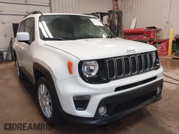 2020 Jeep Renegade Latitude with VIN ZACNJABB4LPL26676, listed as a IAAI auction lot 41662429 with 94,898 mi miles and . Bid and sale history available at DreamBid. Image 1.