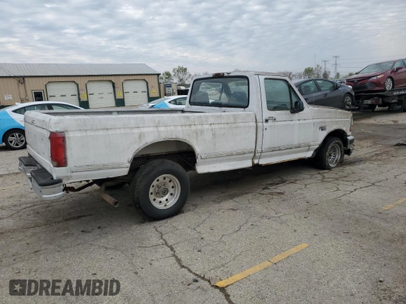 1995 Ford F-150 with VIN 1FTEF15N6SNB65572, listed as a Copart auction lot 53402815 with 92,616 mi miles and Clean Title. Bid and sale history available at carsss.com. Image 3.